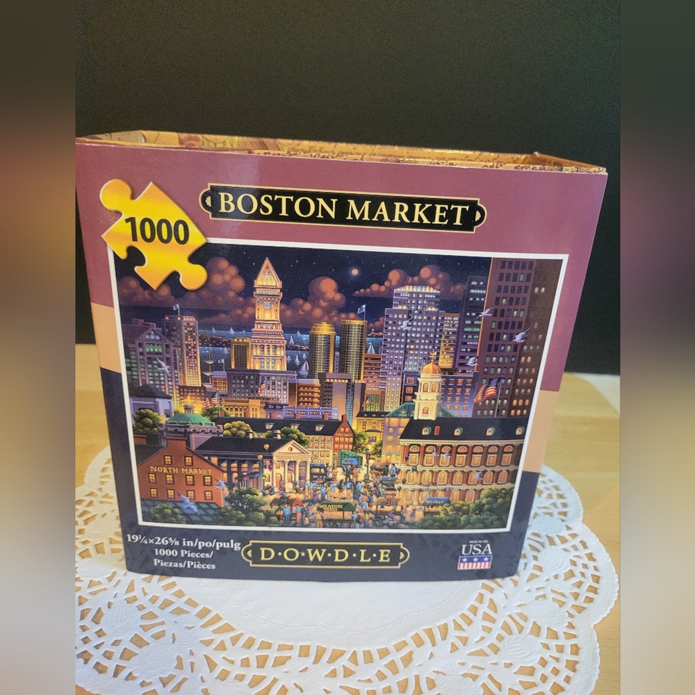 NIB Dowdle 1000-piece Puzzle Boston Market